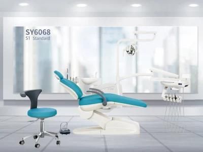 CE Approved European Type Chair Dental Unit Factory with Dental Light