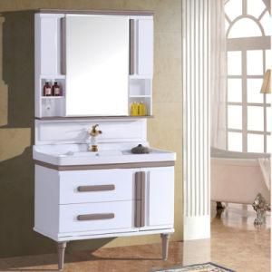 PVC Bathroom Vanity with Mirror Cabinet for Wholesale