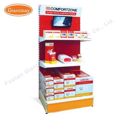 Metal Display Furniture and Stands with LCD TV Screen for Hardware Store