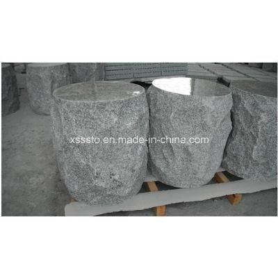 Natural Grantie Tile Cube Stone Chair for Garden and Decoration