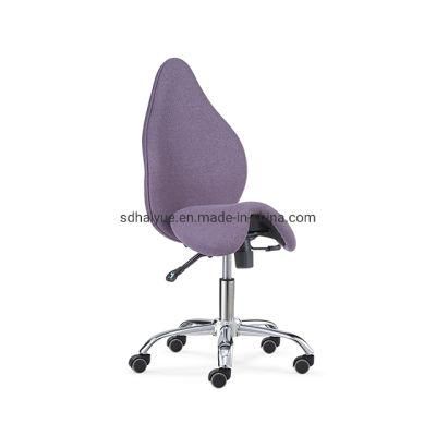 Adjustable High Back Dentist Doctor Seating Saddle Chair for Office