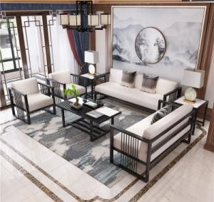 Modern Design Golden Stainless Steel Frame Furniture Sofa Set